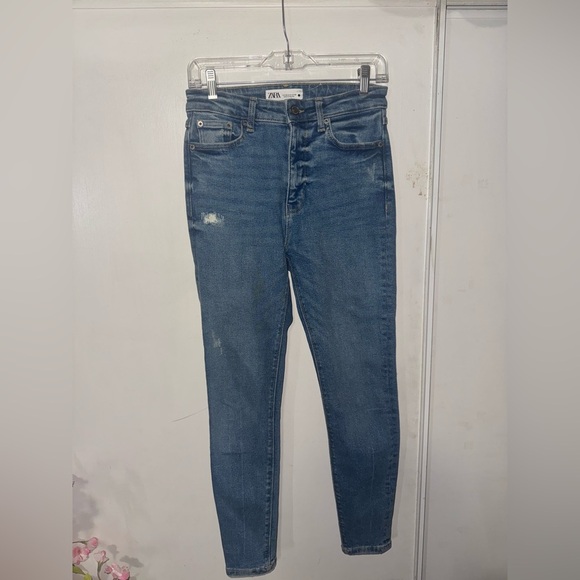 Zara Classic Blue Skinny Jeans - Picture 5 of 7